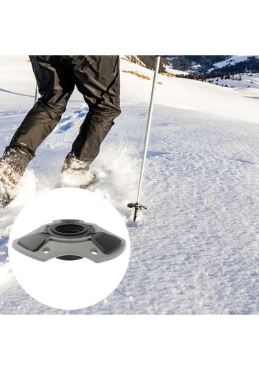 Homyl Trekking Direği Kar Sepeti 15mm Vidalı Gri Gri