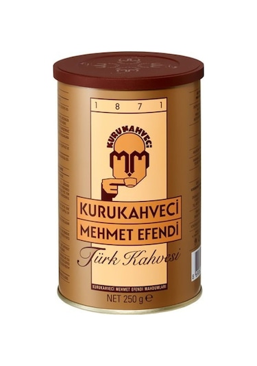 Kurukahveci Mehmet Efendi Türk Kahvesi Teneke 250 G