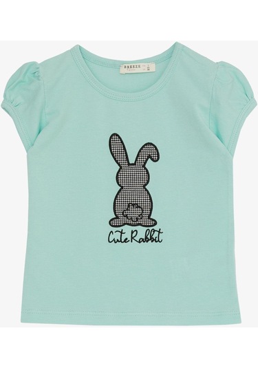 Breeze Kız Çocuk Etekli Takım Şirin Tavşancık Baskılı 3-8 Yaş, Su Yeşili-su Yeşili Su Yeşili Breeze Kız Çocuk Etekli Takım Şirin Tavşancık Baskılı 3-8 Yaş, Su Yeşili-su Yeşili Su Yeşili