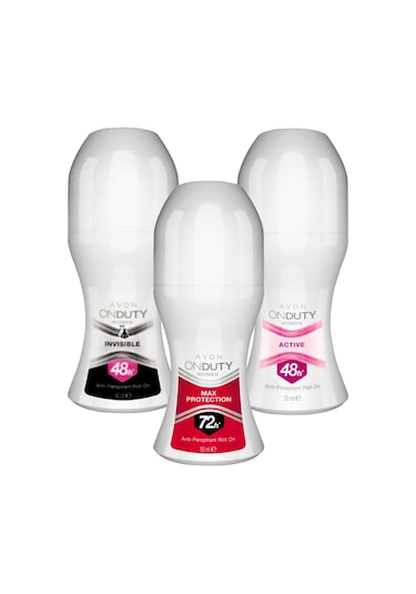 Avon OnDuty Active Invisible ve Max Protection Kadın Rollon Paketi