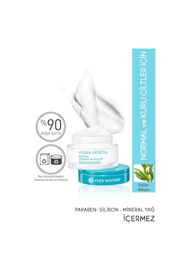 Yves Rocher Hydra Vegetal Nemlendirici Jel Krem 50 ML