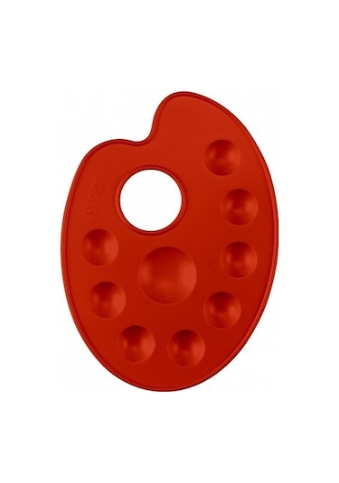 Brons Resim Paleti Plastik Renkli Küçük Br-288