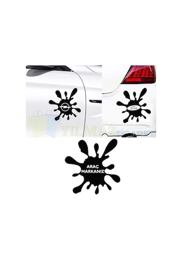 Size Özel Çamur Sıçrama Oto Sticker Tampon Yapıştırma Etiket