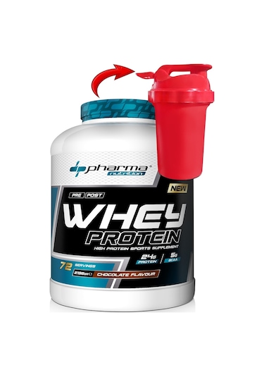 Whey Protein 2196 Gr Çikolata Aromalı Whey Protein Tozu 24 Gr Protein 5 Gr Bcaa 72 Servis