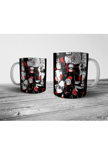 Naruto Sharingans Kupa Bardak Model 3 Çok Renkli