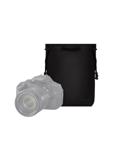 Baona Kamera Çantası Lens İpli Kılıfı, Boyut: Orta Siyah Diğer
