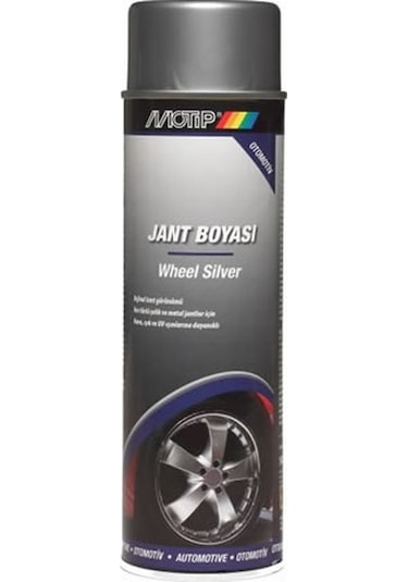 Motip Universal Akrilik Sprey Jant Boyası Parlak Gümüş 500 Ml