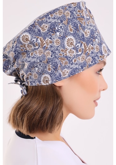 Desenli Doktor Hemşire Aşçı Cerrahi Hastane Bonesi Bandana M480