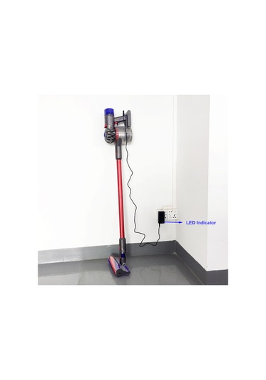 Shineyee V6 V7 V8 Süpürgeye Uygun 26.1v 780ma 1.8m Kablolu Abs Materyalli Siyah Avrupa Tipi Değişim Şarj Cihazı