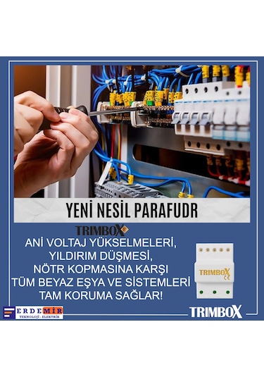 TRIMBOX YM3EXPR AŞIRI GERİLİM SÖNÜMLEYİCİ (TRİFAZE-GOLD)