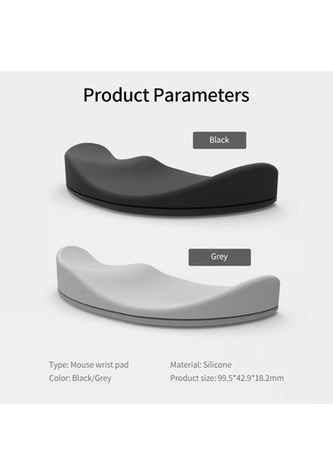 Reedark Ergonomik Silikon Bilek Desteği - Rahat Ve Kaygan Kullanım İçin 3d Tasarım Optik