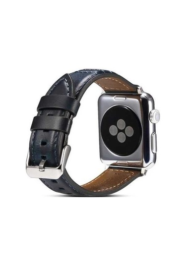 Tongxida Yağ Balmumu Hakiki Deri Saat Takı Bandı İos Uyumlu 9-8-7 41mm / Se 3-se 2-6-se-5-4 40mm / 3-2-1 38mm