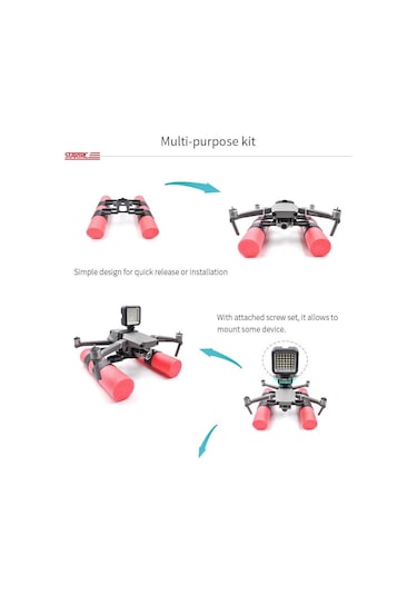 Djı Mavic 2 Pro/zoom Güvenli Suya İniş Ayağı Şamandıra Kit