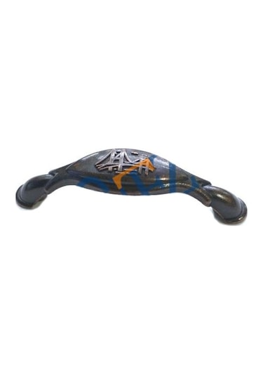 Dekoratif Zamak Boğaziçi Kulp - 64mm, Eskitme, 1 Adet