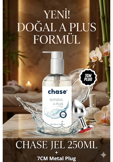 Çift Etkili Doğal A Plus Jel 250ml - 7cm Plug 2'li Set