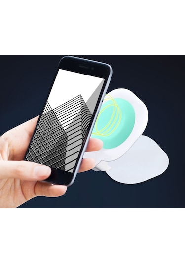 Cbtx Yapışkanlı Araç Kontrol Paneline Montaj Cep Telefonu Braketi Manyetik Emme Cep Telefonu Tutacağı - Beyaz / Sarı