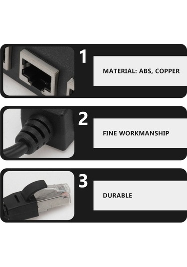 Ebitda Rj45 Ağ Adaptörü, Ethernet Ağ Dönüştürücü, 1-4 Rj45, Kablosuz Cihazlar İçin