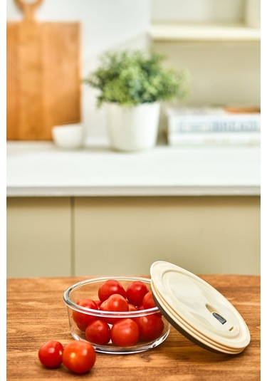 Karaca  Cream Vakumlu Saklama Kabı 0.6 Lt