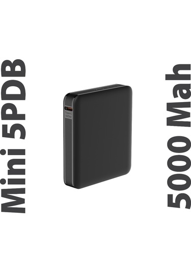 Mini Ultra Hızlı Taşınabilir Şarj Cihazı / Type-c Siyah