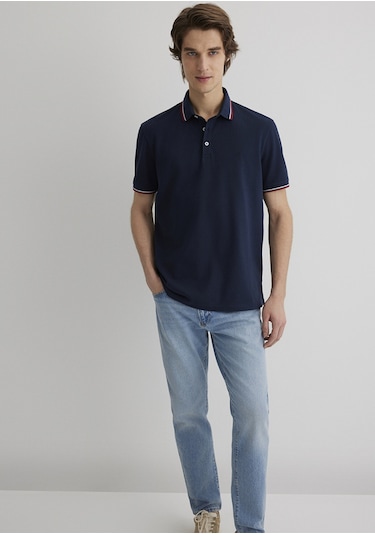 Mavi - Lacivert Polo Tişört 0611938-82318 Lacivert