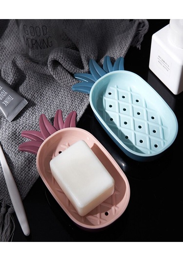 Periboia Ananas Figürlü Süzgeçli Katı Sabunluk Diğer