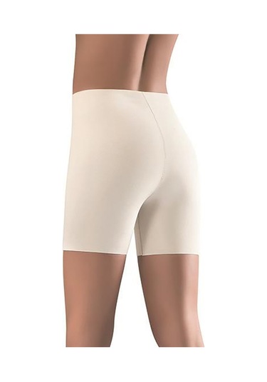 Kadın Lazer Kesim Uzun Şort Korse 3000 Ten