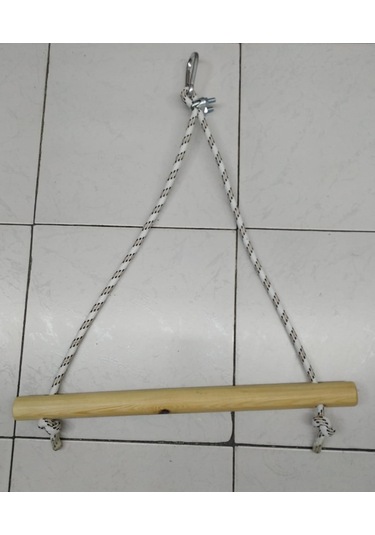 Trapez Salıncak Ahşap Bar Terapi Salıncağı