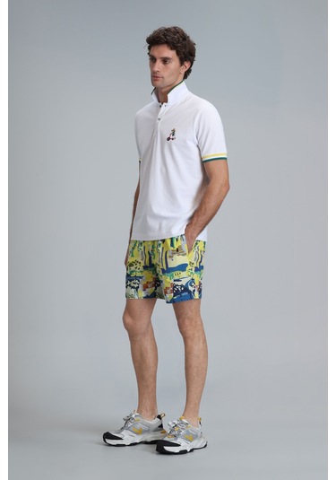 Lufian Vıev Erkek Deniz Şortu Sarı Sarı 111220100100900 Sarı