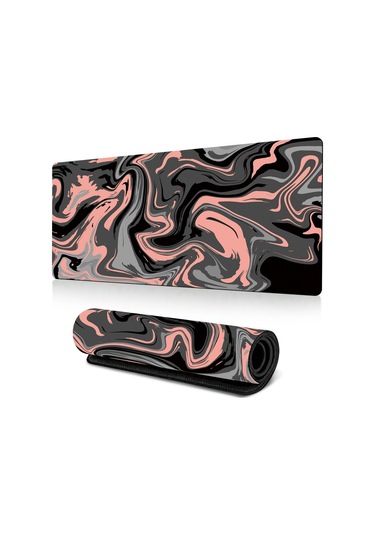 Cbtx 400 900 3mm Soyut Desenli Büyük Mouse Pad Kauçuk Masaüstü Mat - Desen-4