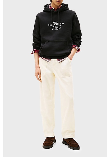 Tommy Hilfiger Erkek Sweat Mw0mw40864 Bds Siyah Siyah Tommy Hilfiger Erkek Sweat Mw0mw40864 Bds Siyah Siyah