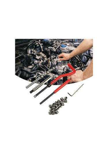 Pazly 15 Adet M-10 X 1.25 Diş Tamir Takımı Helicoil Uyumlu Seti