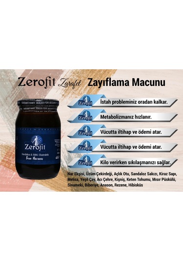Zerofit Nar Ekşisi&Sandaloz Ekstratlı Detoks Form Macunu 450 Gr