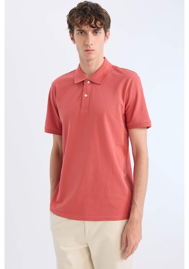 DeFacto %100 Pamuk Regular Fit Polo Yaka Kısa Kollu Basic Düz Pike Kumaş Tişört C1293AX25SPOG368 DeFacto %100 Pamuk Regular Fit Polo Yaka Kısa Kollu Basic Düz Pike Kumaş Tişört C1293AX25SPOG368