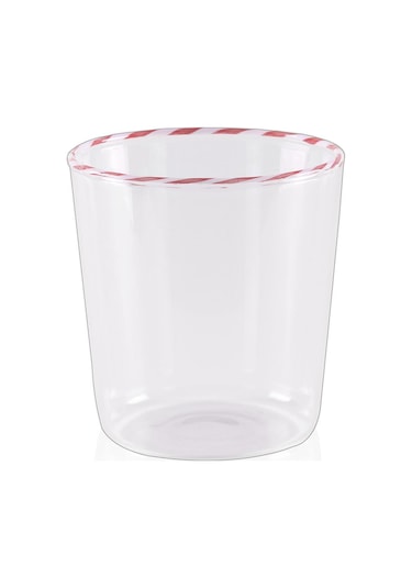 The Mia Simple Su Bardağı Pembe 300 Ml Şeffaf