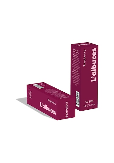 L'albuces Raspberry Lip Balm Dudak Nemlendirici SPF50 2'li