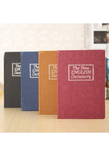 Sözlük Görünümlü 18Cm Kasa Kitap Para Gizli Güvenli Kilitli - Lac