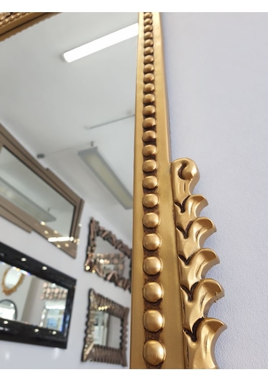 Ayna Denizi Lady Gold Model Altın Renk Dekoratif Ayna