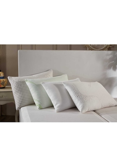 Bambu Yastık Alezi Fermuarlı Yastık Kılıfı 50x70 Cm - 4 Adet