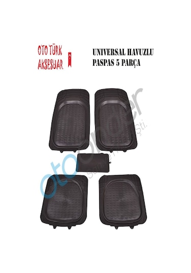Fluence 3D Havuzlu Paspas Universal 5 Parça Ayak Dayamalı