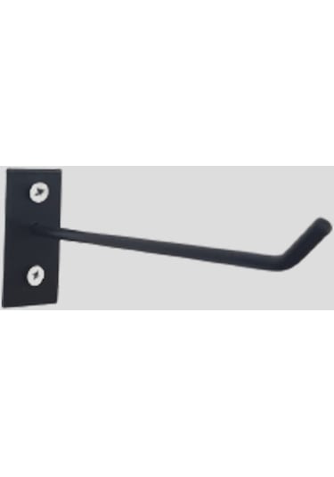 20 Adet 30 Cm Siyah Duvara Ve Suntaya Monte Kanca, Monteli Kanca Siyah