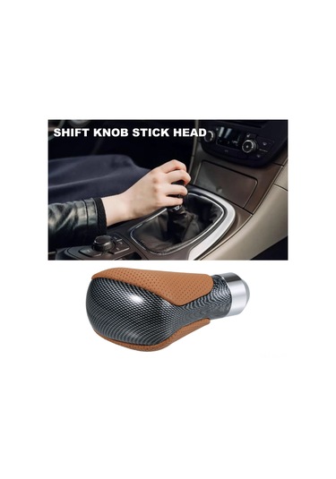 Lemestar Otomatik Vites Kolu - Gm İçin Kahverengi Pu Deri Abs Malzeme