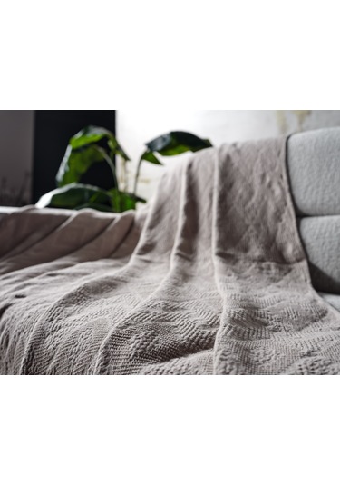 Adora Koltuk Şalı Bej - 130x170 Cm