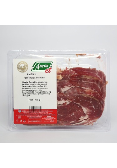 Amesia Çemeni Sıyrılmış Antrikot Pastırma 100 G