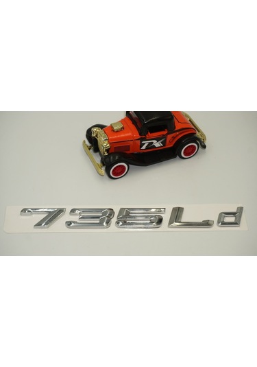 Bmw 735Ld Bagaj Krom Metal 3M 3D Yazı Logo