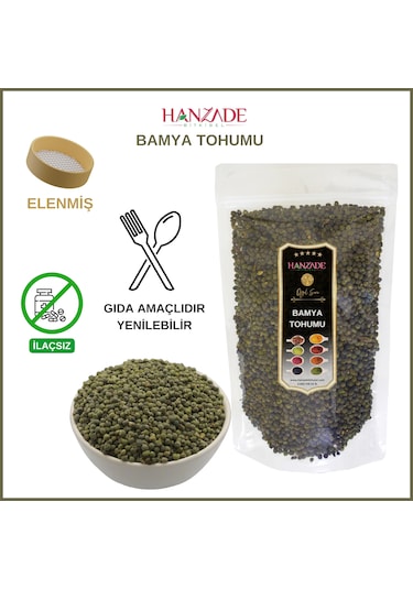 Hanzade Bitkisel Bamya Tohumu 250 G