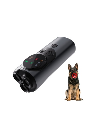 Moveevo P10 Akıllı Ultrasonik 3'lü Köpek Havlama Durdurucu - Taşınabilir İç/dış Kullanım