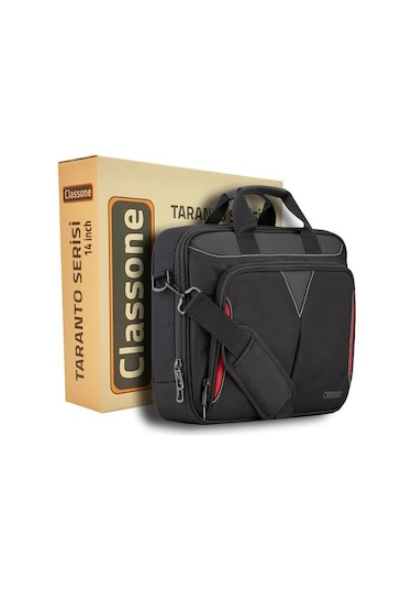Classone Taranto Vp3400 14" Notebook -Laptop El Çantası-Siyah