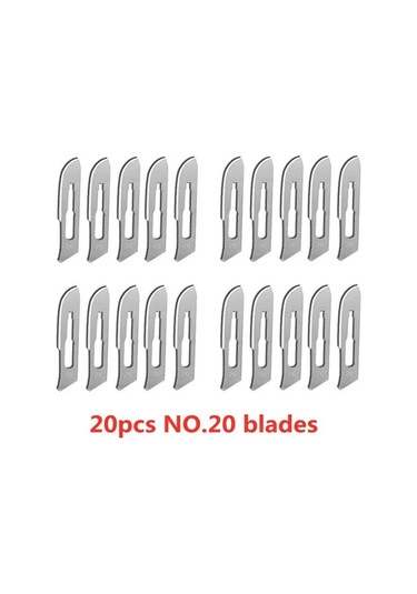 My Topped 20-100 Adet Steril Cerrahi Bıçak No.20-no.25 Paslanmaz Çelik Pcb Onarım Dıy Oyma İçin Bordo Bordo