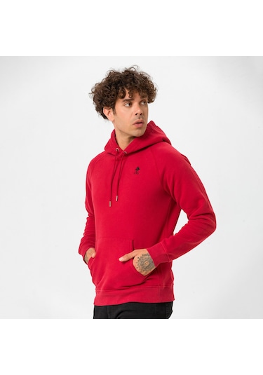 Routefıeld Routefield Hedge Erkek Kırmızı Sweatshirt Bordo Bordo