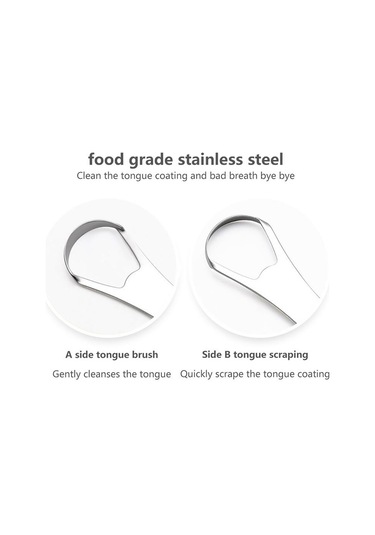 Paslanmaz Çelik Dil Kazıyıcı Temizleyici